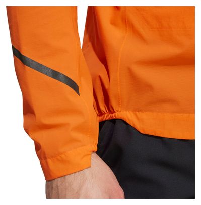 Waterproof jacket adidas Terrex Xperior Light Rain Orange Homme