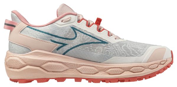 Chaussures Trail Mizuno Wave Mujin 11 Blanc/Rose Femme
