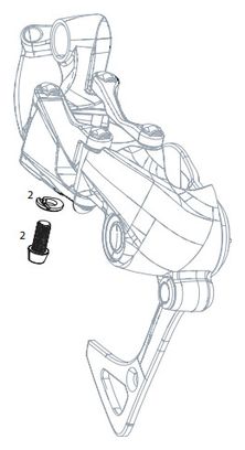 Sram Ankerschraube Hinterer Umwerfer GX 11V und GX DH 7V