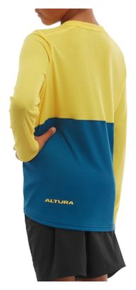 Altura Spark Trail Unisex Long Sleeve Jersey Blauw/Geel