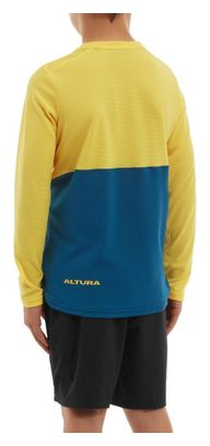 Maglia a manica lunga unisex Altura Spark Trail Blu/Giallo