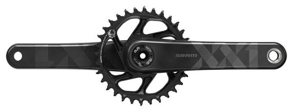 Sram XX1 Eagle DUB Boost Direct Mount Kurbel 34t (BB nicht im Lieferumfang enthalten) - Schwarz