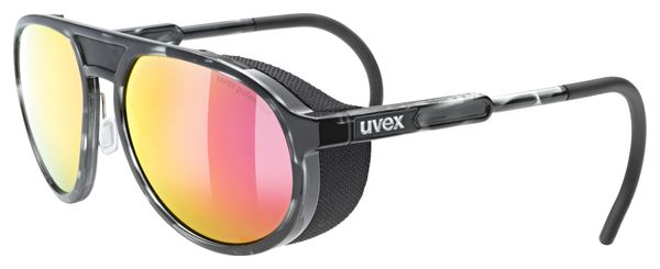 Uvex Mtn Classic P Schwarz/Rosa verspiegelte Gläser