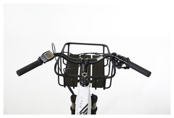 Vélo d'Exposition - VTC Électrique Sunn Urb Rely Mixte Shimano Nexus 7V Courroie 27.7'' Blanc Noir 2023 