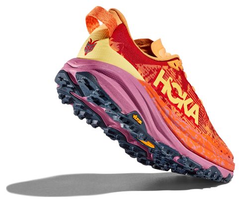 Trail Shoes Hoka Speedgoat 6 Orange Rose Homme