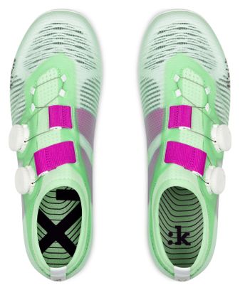 Zapatillas de carretera Fizik Vega Carbon Verde/Morado