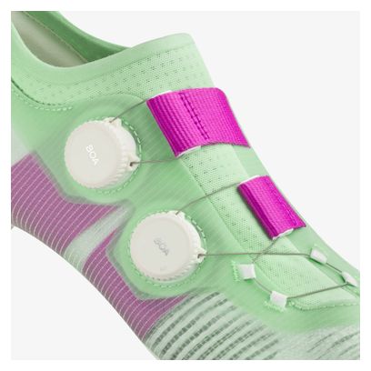 Zapatillas de carretera Fizik Vega Carbon Verde/Morado