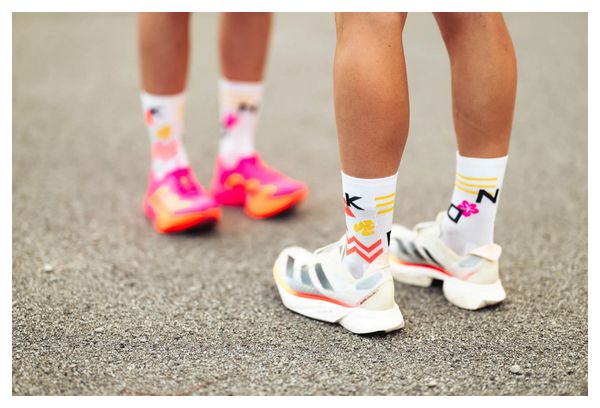 Incylence Ultralight Kona V5 Socken, Weiß/Mehrfarbig