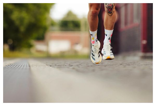 Incylence Ultralight Kona V5 Socken, Weiß/Mehrfarbig