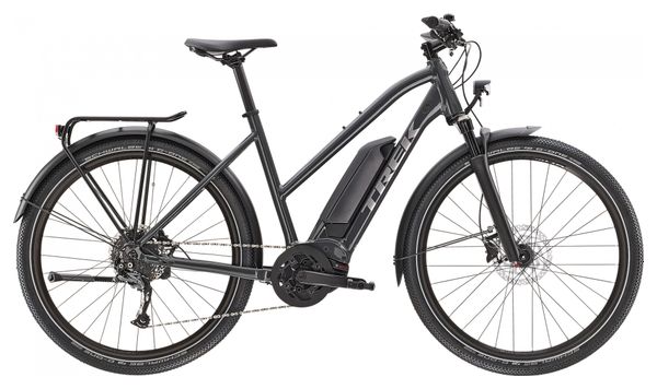 Vélo de Ville Electrique Trek Allant+ 5 Stagger 27.5'' 500wh Shimano 9V Solid Charcoal 2022