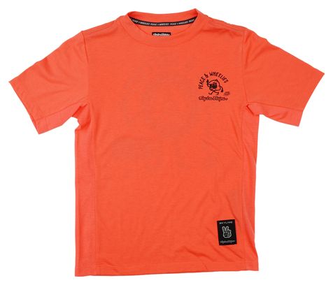 Troy Lee Designs Skyline Ride Youth Orange Maglia a maniche corte da bambino