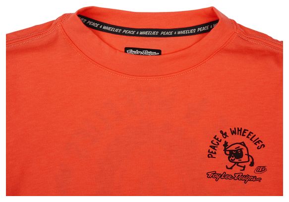 Troy Lee Designs Skyline Ride Youth Orange Maglia a maniche corte da bambino
