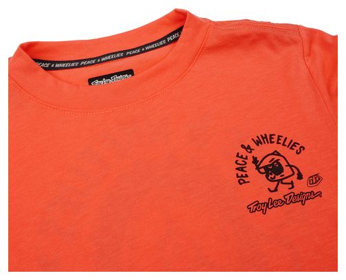 Troy Lee Designs Skyline Ride Youth Orange Maglia a maniche corte da bambino