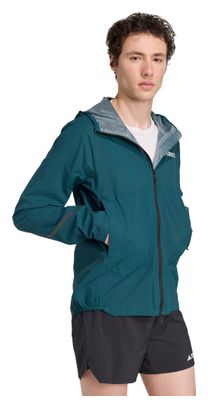 Veste imperméable adidas Terrex Xperior Vert Homme