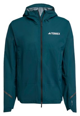 Veste imperméable adidas Terrex Xperior Vert Homme