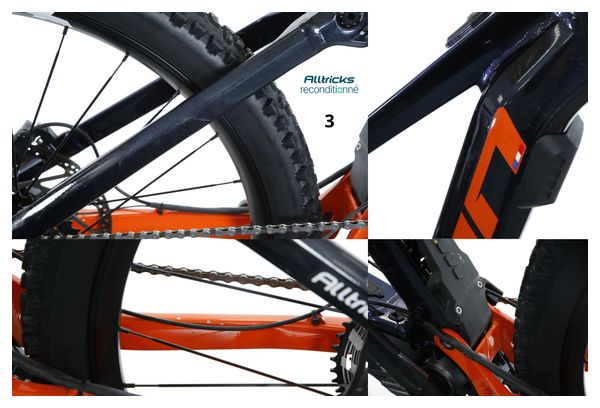 VTT Électrique Tout-Suspendu Sunn Kern EL Finest Shimano XT/SLX 12V 630Wh MX (29/27 5'') Bleu Orange - Produit Reconditionné