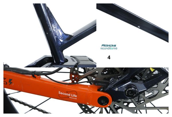 VTT Électrique Tout-Suspendu Sunn Kern EL Finest Shimano XT/SLX 12V 630Wh MX (29/27 5'') Bleu Orange - Produit Reconditionné