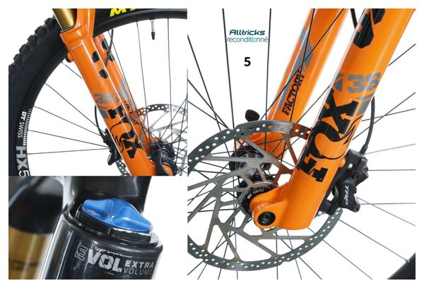 VTT Électrique Tout-Suspendu Sunn Kern EL Finest Shimano XT/SLX 12V 630Wh MX (29/27 5'') Bleu Orange - Produit Reconditionné