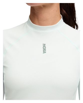 Women's Hoka SkyBreeze Blue short-sleeve jersey