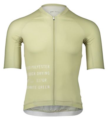 Maillot Manches Courtes Poc Pristine Print Vert