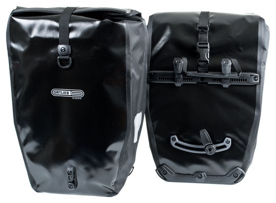 ORTLIEB 1 Paar Satteltaschen für Gepäckträger hinten BACK-ROLLER CLASSIC Schwarz
