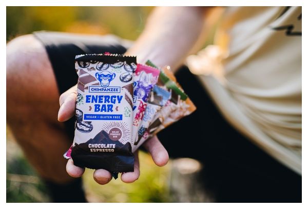 CHIMPANZEE Energy Bar 100% Natural Chocolat Expresso 55g VEGAN