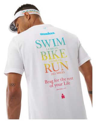 Compressport Ironman 2026 Training T-Shirt, White, Men's