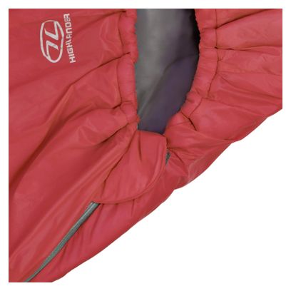 Sac de couchage momie Highlander Zeta 100 Scarlet Red 10°C - Rouge