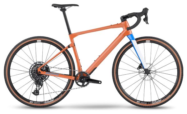 BMC URS 01 Three Sram Rival eTap AXS 12S 700 mm 2022 Gravel Bike Orange Ochre