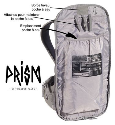 Base dorsale grise L/XL pour sac PRISM Grey Iron