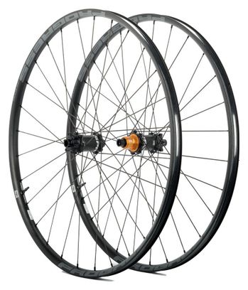 Paire de roues Progress DYN Ceramic Nitro 29” Gris | 15x100/12x142 mm | 6 Trous | Shimano HG