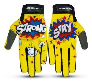 Gants Stay Strong Pow Adulte Jaune T.S