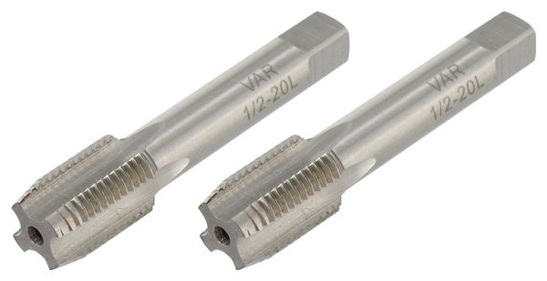 VAR Set di 2 rubinetti a manovella 1 / 2''x20 tpi