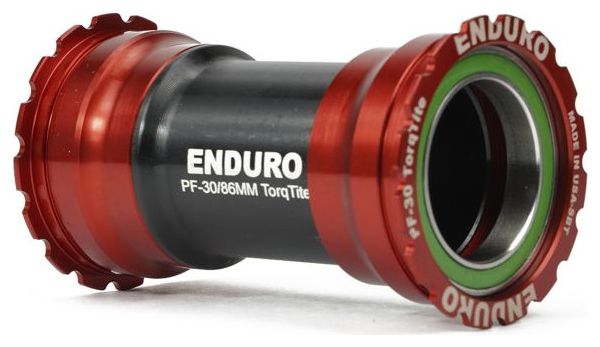 Enduro Lagers Trapasbehuizing voor BB386 en Cranksets 30mm Rood
