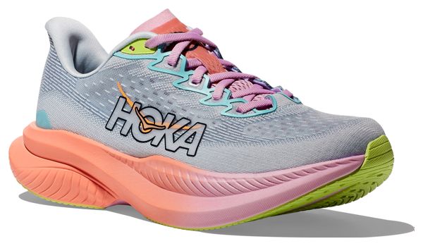 Hoka One One Mach 6 Blue Pink Women's Running Shoes