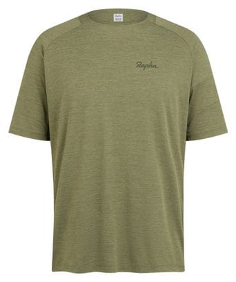Rapha Trail Khaki Technisches T-Shirt