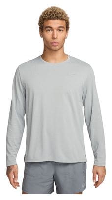 Maglia a maniche lunghe Nike Miler UV Grigio Uomo