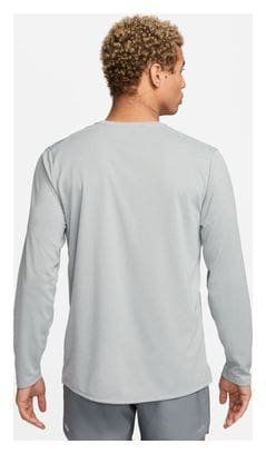 Maglia a maniche lunghe Nike Miler UV Grigio Uomo