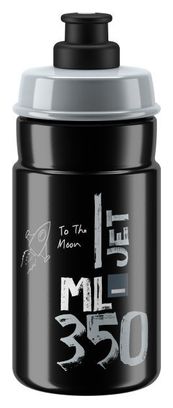 Elite Jet 350 ml Trinkflasche Schwarz/Grau