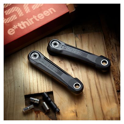 Paire de Manivelles E*thirteen Helix Core E*spec (ISIS 24 mm) pour E-Bike Bosch / Brose / TQ
