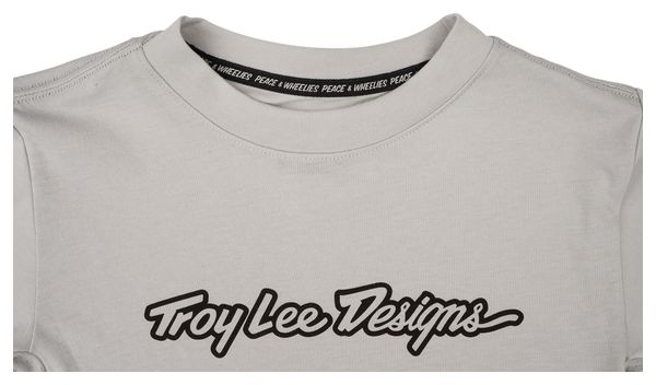 Troy Lee Designs Skyline Ride Youth Grey Maglia a maniche corte da bambino