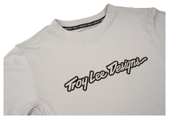 Troy Lee Designs Skyline Ride Youth Grey Maglia a maniche corte da bambino