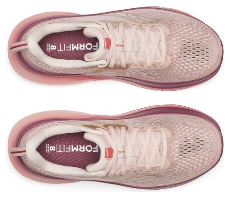 Chaussures Running Saucony Guide 18 Rose Femme