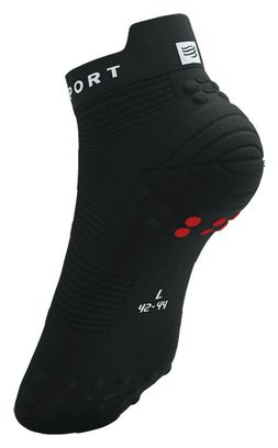 Compressport Pro Racing Socks V4.0 Run Low Negro/Blanco