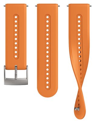 Bracelet de Montre Suunto Athletic 7 Silicone 22mm S+M Orange