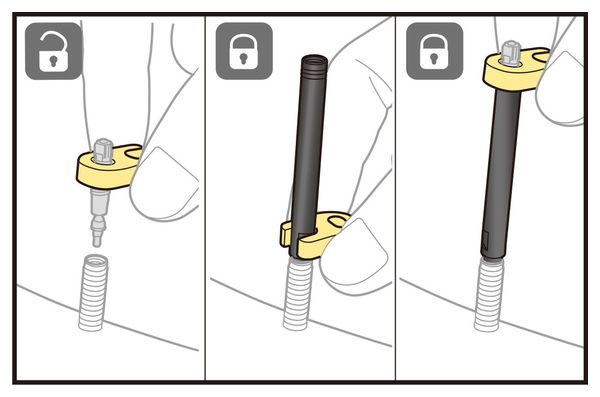 Topeak Valve Extender 40mm Zwart