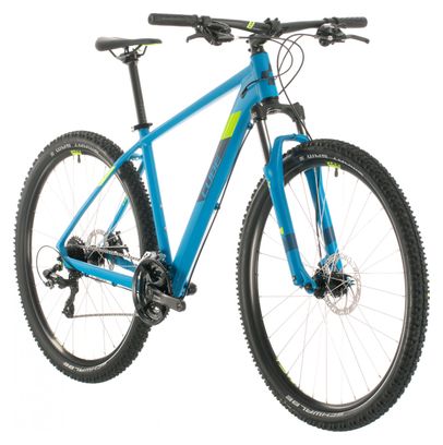 Cube MTB Hardtail Aim Shimano 8s 29'' Blue / Green 2020