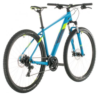 Cube MTB Hardtail Aim Shimano 8s 29'' Blue / Green 2020