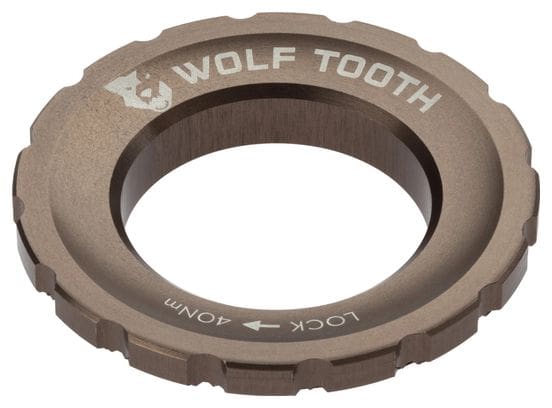 Wolf Toolth External Centerlock Nut Espresso Brown