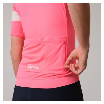 Maillot de manga corta Rapha Core Pink para mujer